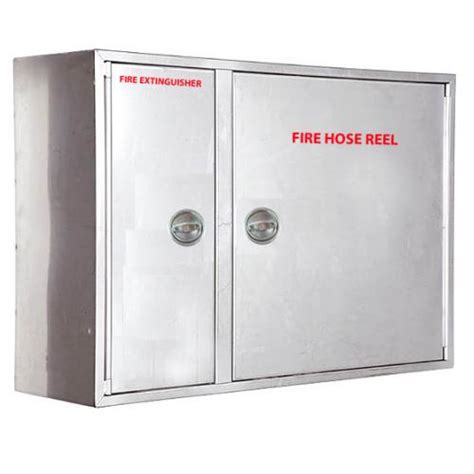 steel fire hose cabinet|fire hose cabinet with extinguisher.